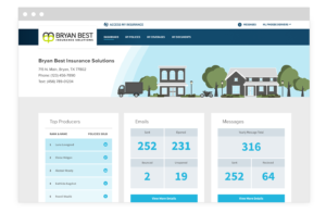 illustration of access my insurance dashboard
